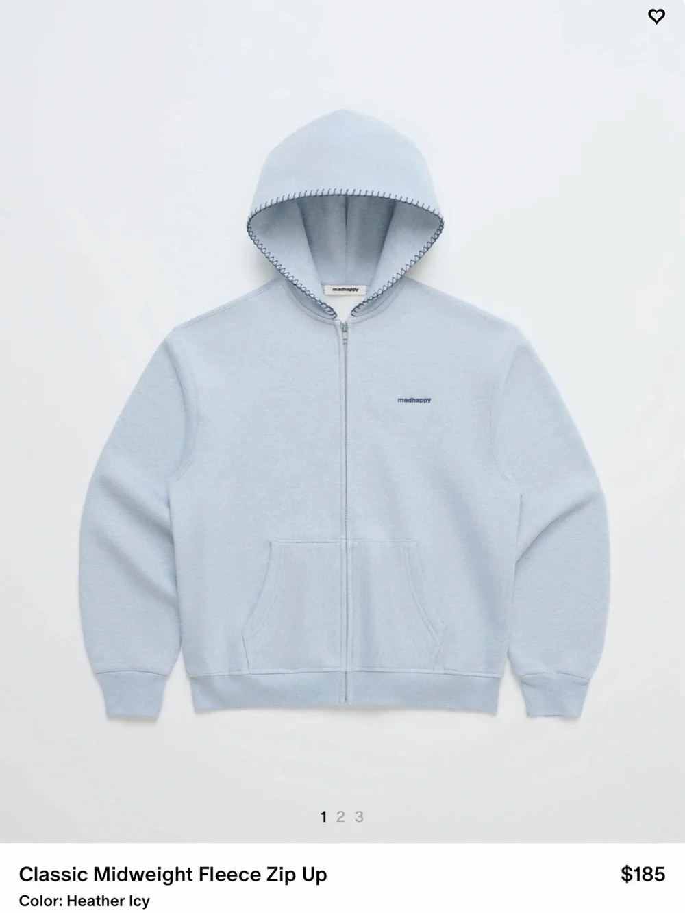 Madhappy fleece sweater size small
